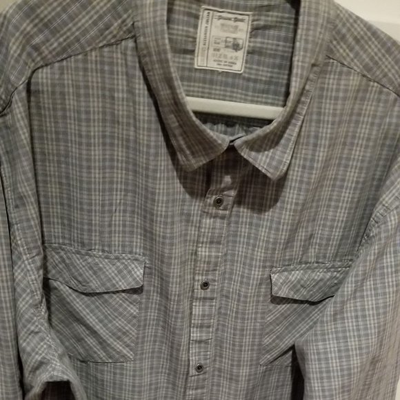 Men's Long-Sleeved Button-Up Shirt 4XL - Colours - Picture 1 of 4